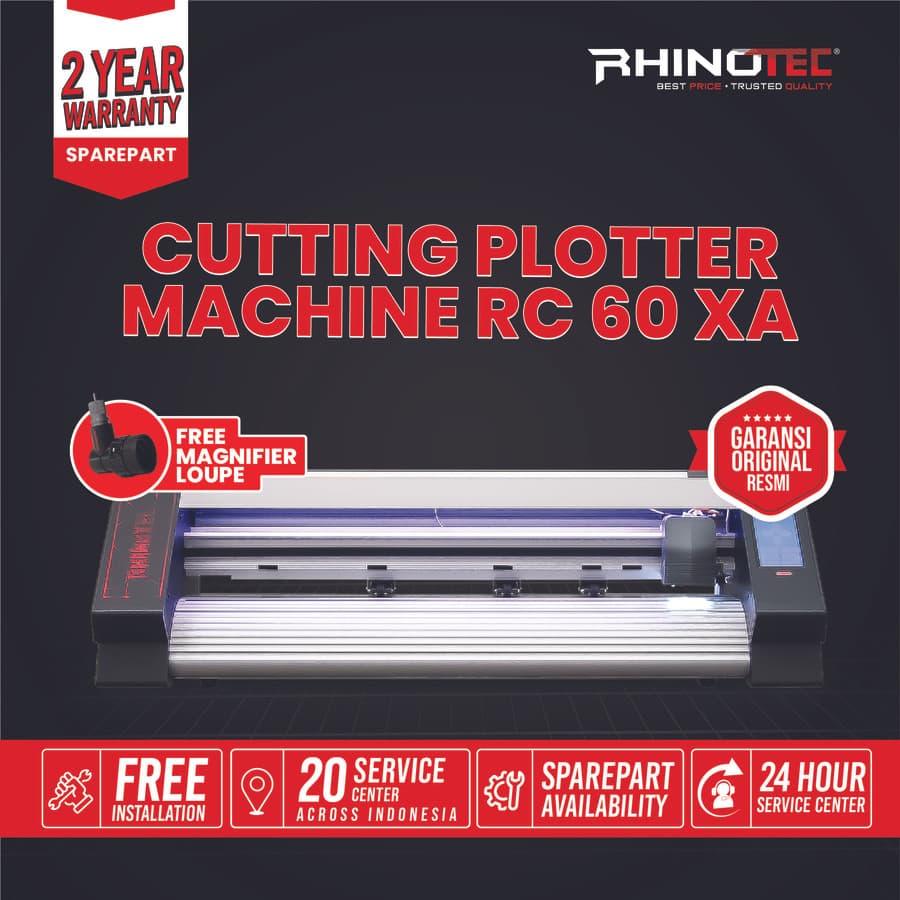 Mesin Cutting Sticker Polyflex Rhinotec RCXA - 60