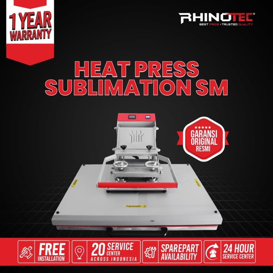 Rhinotec Mesin Press Standart Sublimation Uk. 80 x 100CM RTC - 01